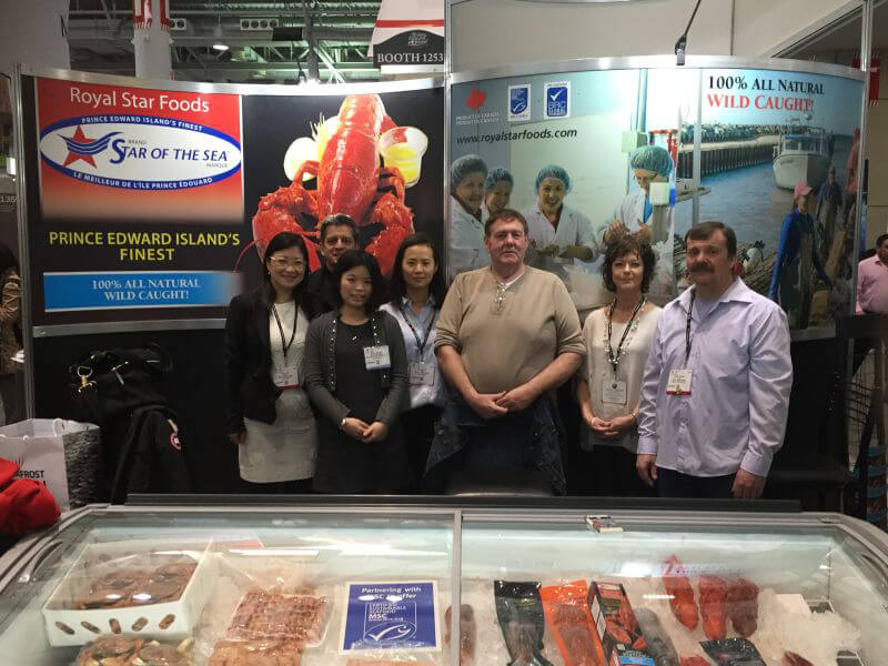 group picture at Boston Seafood Show