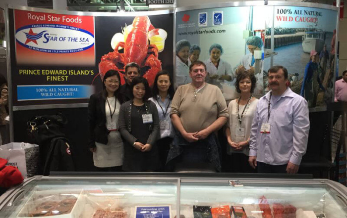 group picture at Boston Seafood Show